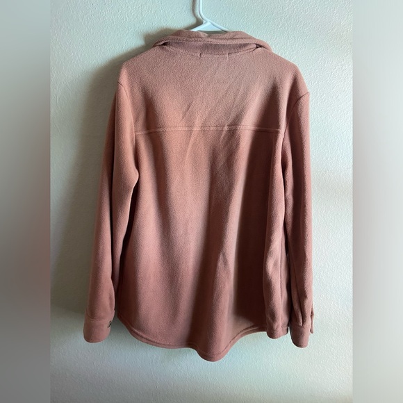Pink Fleece Shacket - Picture 3 of 3